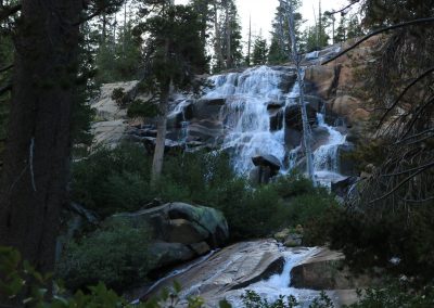 Minaret Falls near dark