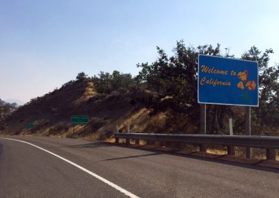 The Golden Poppy welcomes us to California