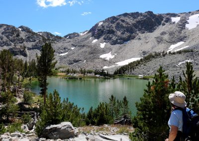 Near side of Barney Lake