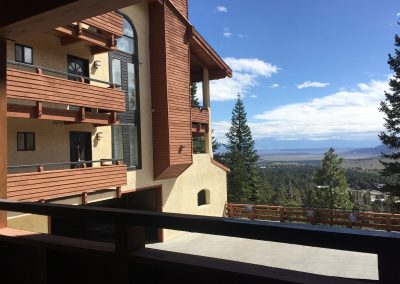 Side view of the condo