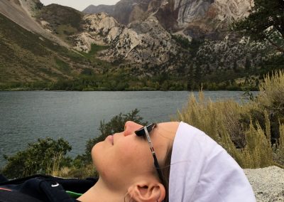 Marmot 02 on marmot rock at Convict Lake