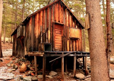 Mine housing once roomed up to 14 men in the 1880's