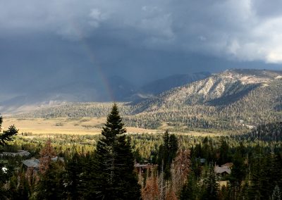 Rainbow from condo balcony