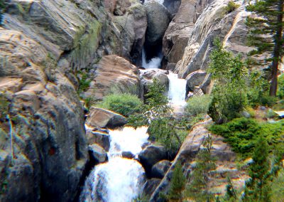 Waterfall at the outlet of Shadow lake