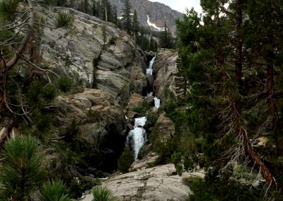 Waterfall at the outlet of Shadow lake